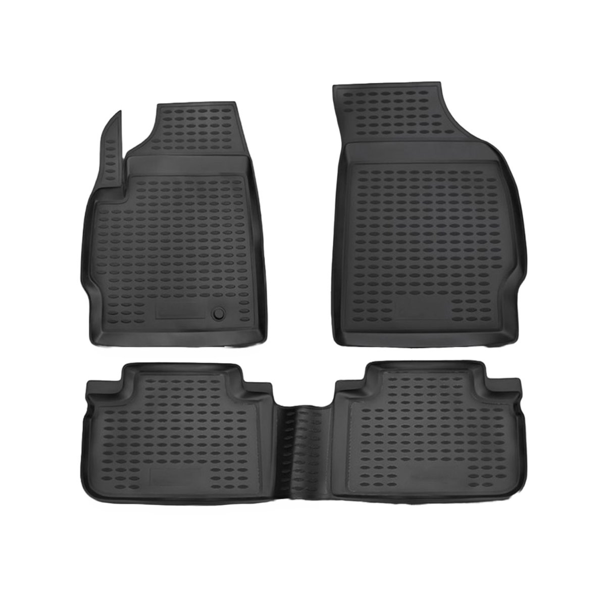 Mazda Tribute Floor Mats - Omac - Rubber TPE - Black - '08-'11